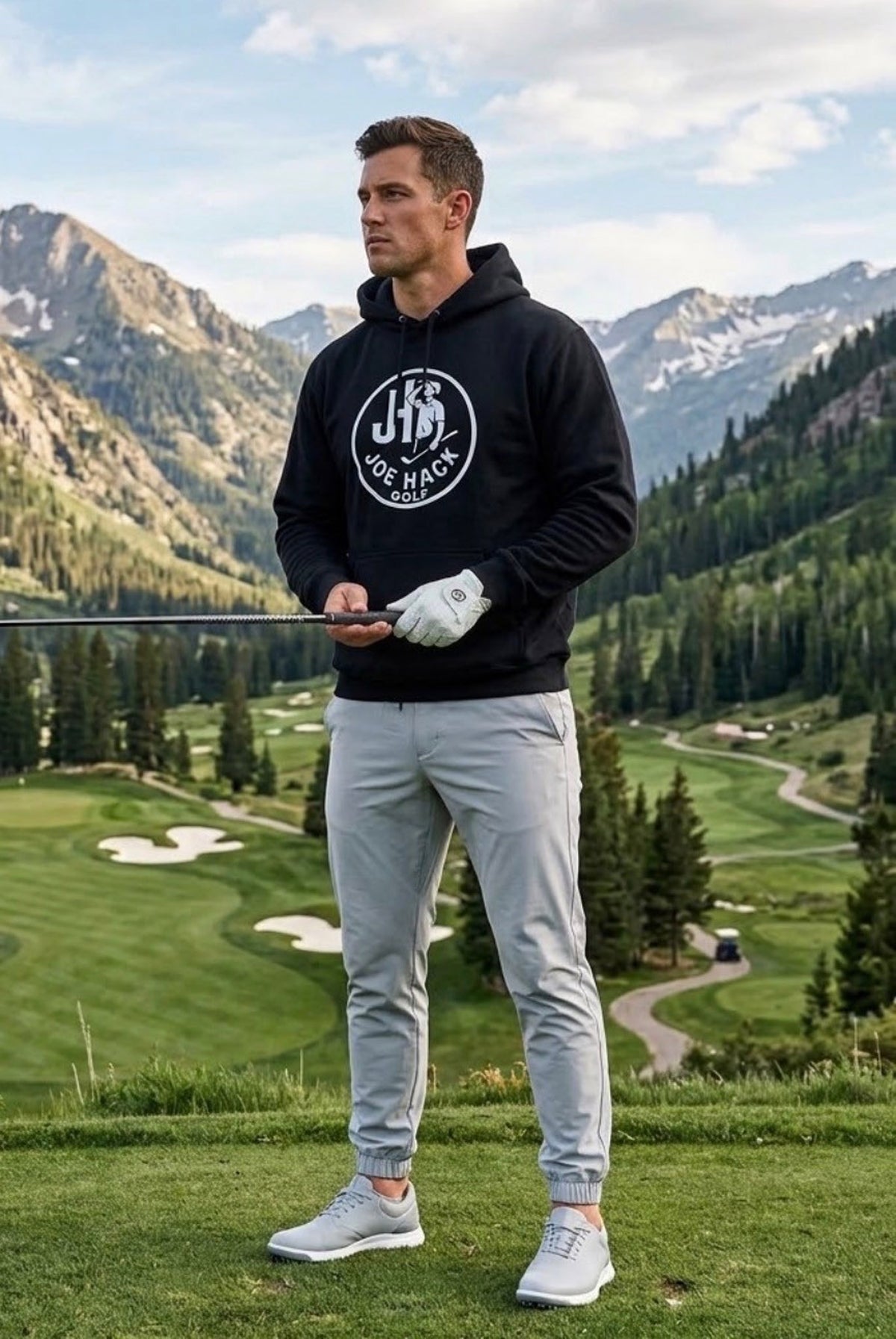 The JH Everyday Hoodie - Black/White