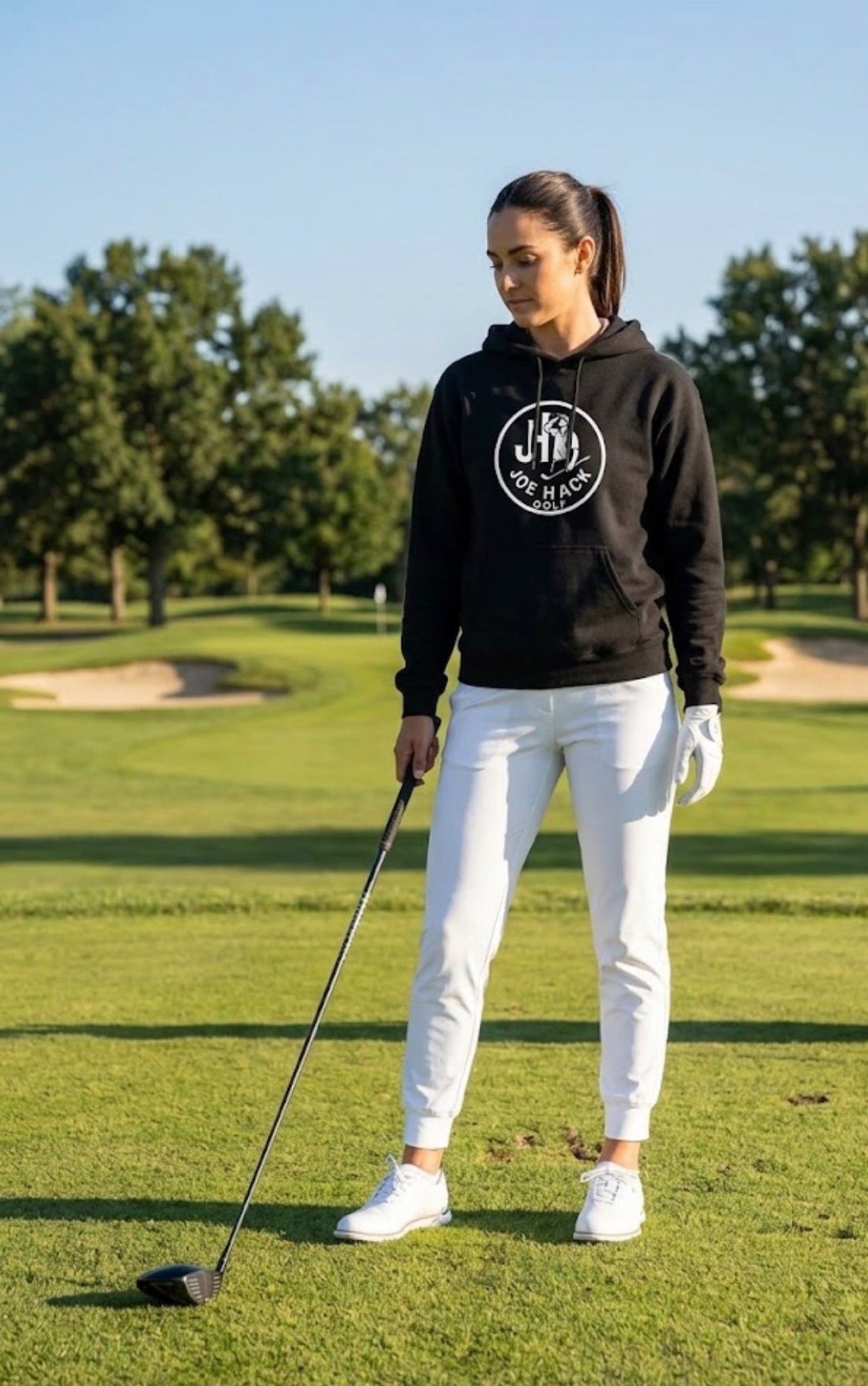 The JH Everyday Hoodie - Black/White