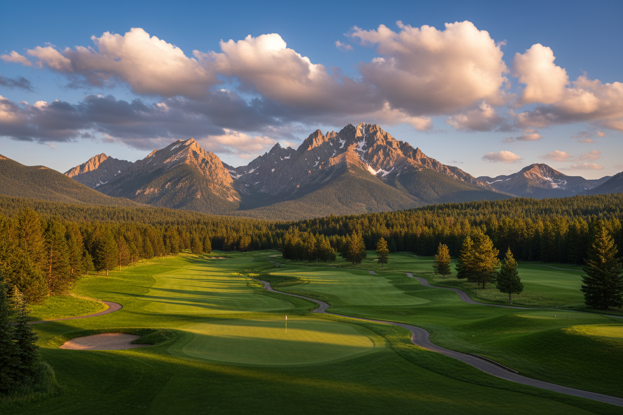 Rocky Mountain Golf Course Background